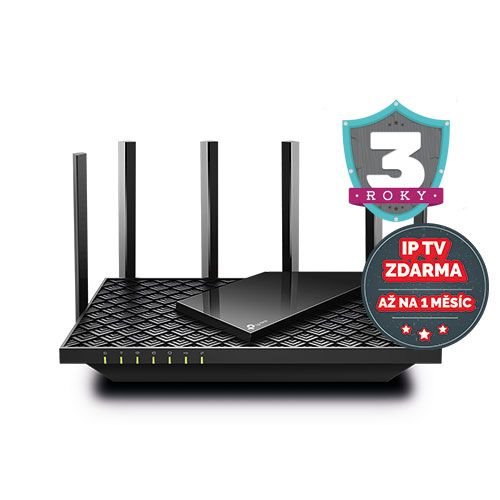 WiFi router TP-Link Archer AX73 WiFi 6 AP, 4 x GLAN, 1x GWAN, 1x USB, 574Mbps 2,4/ 4804Mbps 5GHz, OneMesh