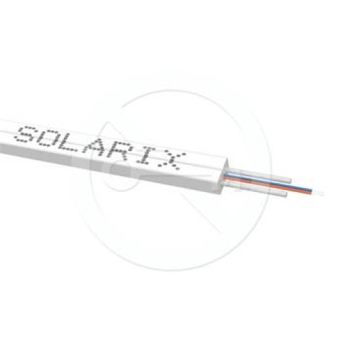 Solarix MDIC kabel Solarix 2vl 9/125 3mm LSOH Eca bílý cívka 1000m