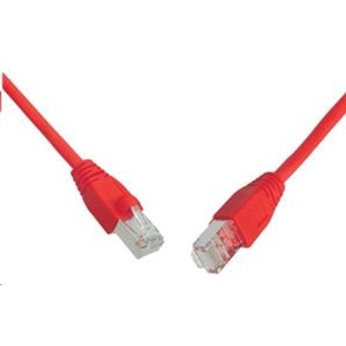 Patch kábel Solarix C6-315RD-3MB SFTP Cat 6, snag-proof, 3m - červený