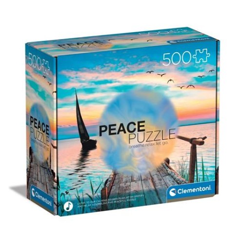 Puzzle Clementoni 500 dielikov Peace - Peaceful Wind