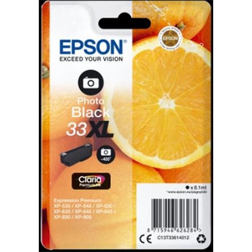EPSON cartridge T3361 photo black XL (pomeranč)