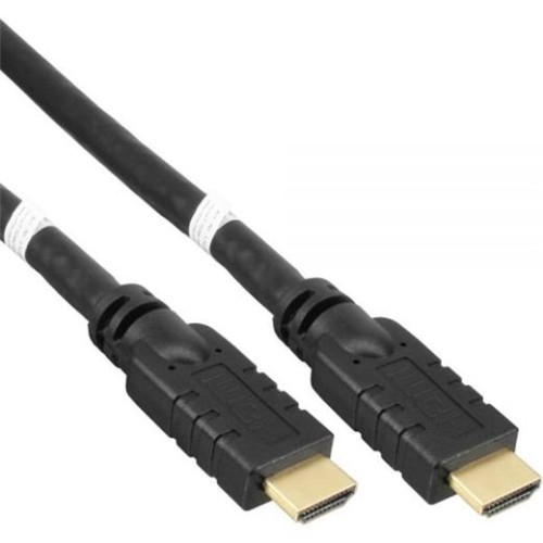 Kábel HDMI High Speed with Ethernet 30 m, se zesilovačem, 4K@60Hz, 3x stínění, M/M, zlacené konektory