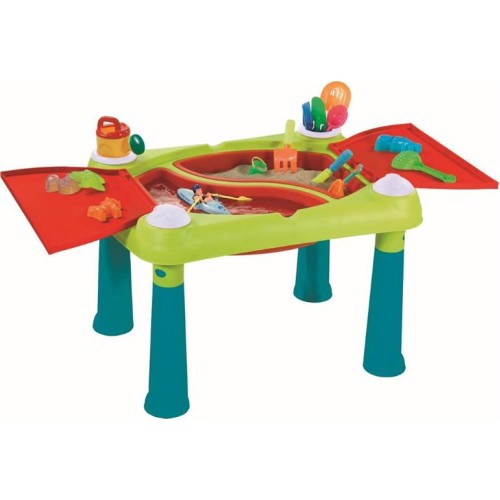 Detský stolík Keter Creative Fun Table tyrkysový / červený
