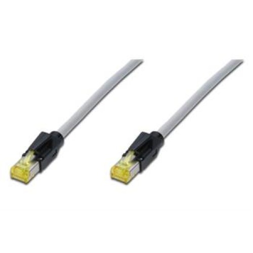 Digitus CAT 6A S-FTP patch cable, DRAKA UC 900 SS FRNC Cat 7,TM31, length 0.5 M, LSOH, AWG 27/7