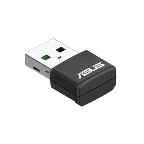 ASUS USB-AX55 Nano, Dvoupásmový WiFi 6 USB adaptér AX1800