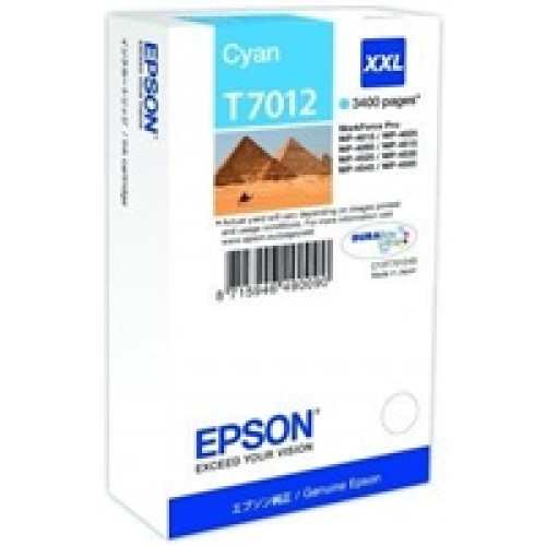 EPSON Atramentová tyčinka WorkForce-4000/4500 - azurová XXL - 3400str. (34,2 ml)