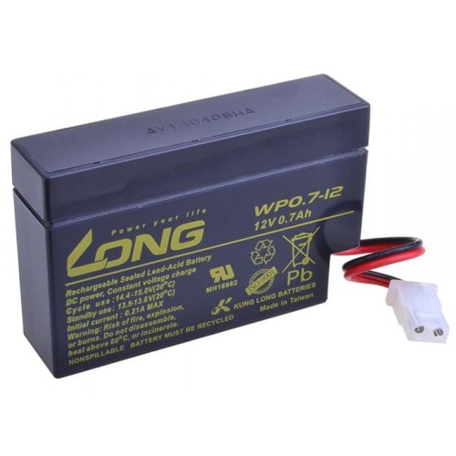 Batéria Avacom Long 12V 0,7Ah olověný akumulátor AMP (WP0.7-12)