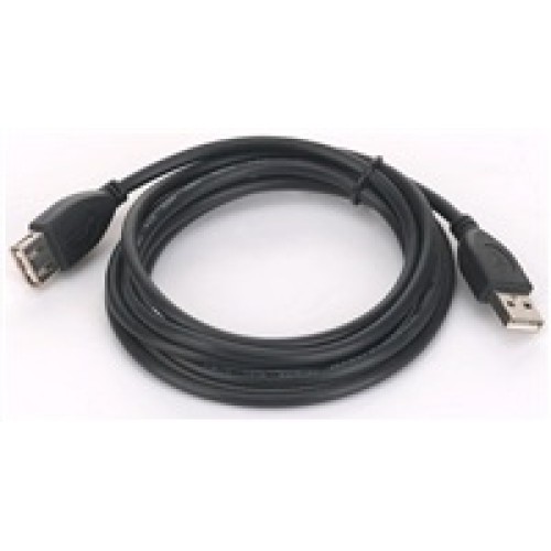 Kábel USB GEMBIRD 2.0 A-A predĺženie 3m Professional (čierne, pozlátené kontakty)