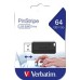 VERBATIM Flash Disk 64GB USB 2.0 Store 'n' Go PinStripe, čierna
