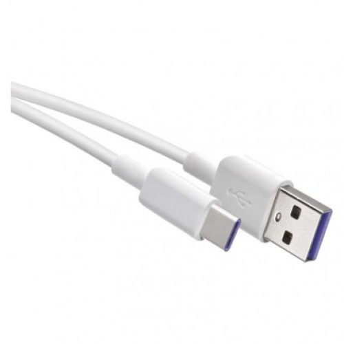 Nabíjací a dátový kábel USB-A 2.0 / USB-C 2.0, 1,5 m, biely