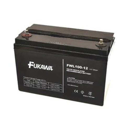 akumulátor FUKAWA FWL 100-12 (12V; 100Ah; závit M6; životnost 10let)