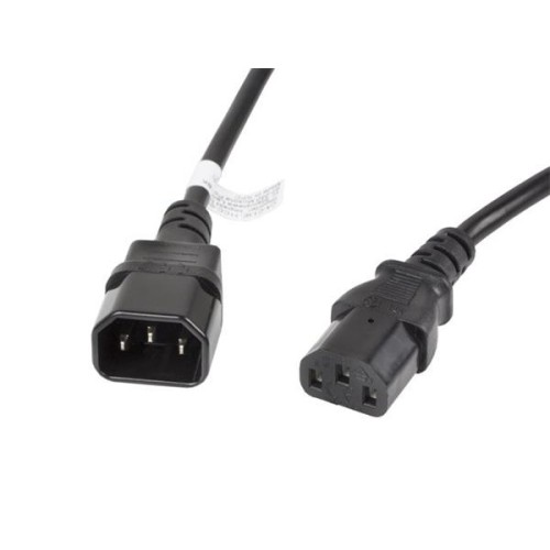 LANBERG IEC 320 C13 na C14 kabel 3M VDE černý