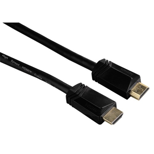 Hama HDMI kábel vidlica - vidlica, pozlátený, 3*, 10 m