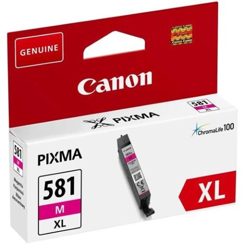 Atrament Canon CLI-581XL M (magenta), purpurový