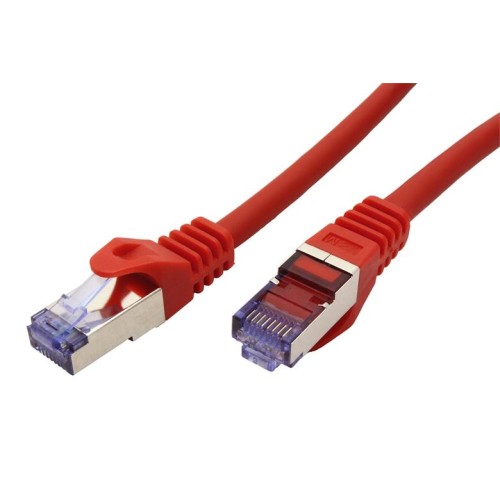 Patch kábel Roline S/FTP cat 6A, LSOH, 15m, červený