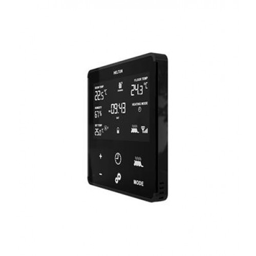 HELTUN Heating Thermostat (HE-HT01-MKK), Z-Wave termostat pre elektrické kúrenie, Čierny