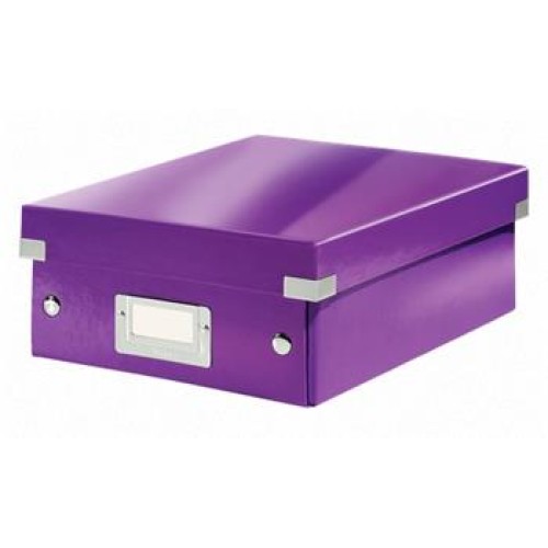 LEITZ Organizační box  Click&Store, velikost S, purpurová