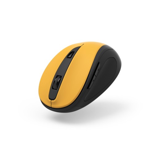 Hama bezdrôtová optická myš MW-400 V2, ergonomická, žltá/čierna