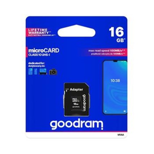 pamäťová karta Goodram MicroSD C10 016GB