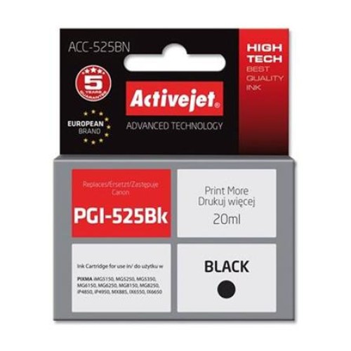 ActiveJet inkoust Canon PGI-525BK, 20 ml,  new (WITH CHIP)     ACC-525Bk