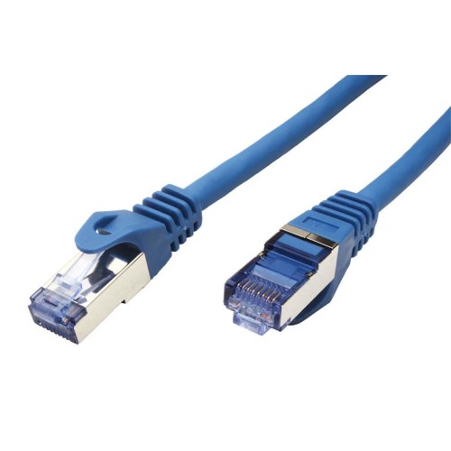 Patch kábel Roline S/FTP cat 6A, LSOH, 3m, modrý