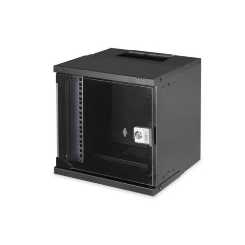 DIGITUS DN-49101 Nástěnná skříň 6U, SOHO PRO, nesmontovaná, 10", 325 x 315 x 300 mm, černá (RAL 9005)