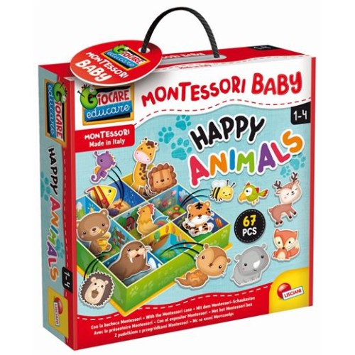 Hračka Liscianigioch Montessori Baby Krabička - Zvieratká