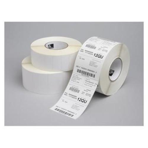 Label, Paper, 76x38mm; Direct Thermal, Z-PERFORM 1000D, Uncoated, Permanent Adhesive, 25mm Core