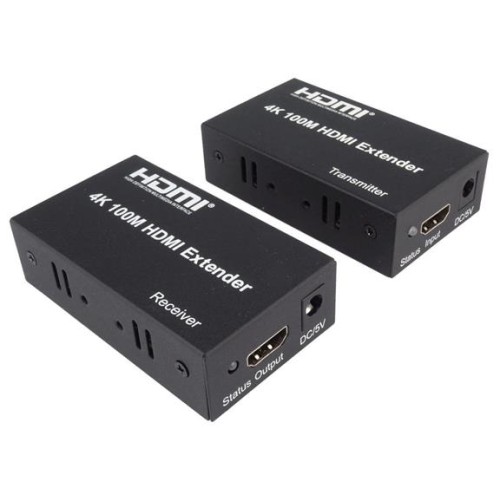 Extender 4K HDMI na 100m cez jeden kábel Cat5e/Cat6