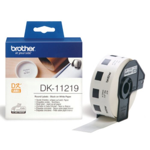 rolka BROTHER DK11219 Round Labels (1200 ks)