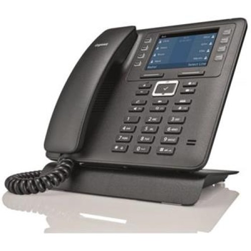 Gigaset MAXWELL-3 - IP telefon, 3,5" LCD, 4x SIP účty, 2x RJ45 Gb, POE, USB, EHS, černá