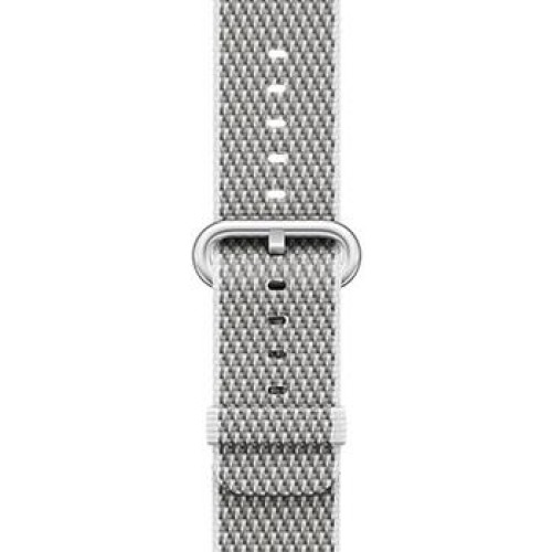 Apple Watch 38mm White Check Woven Nylon