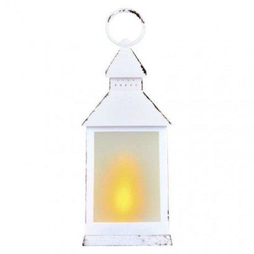 LED dekorácia – 6x lampáš mliečna biela, 6x 3x AAA, vnútorný, vintage, 6ks, display box