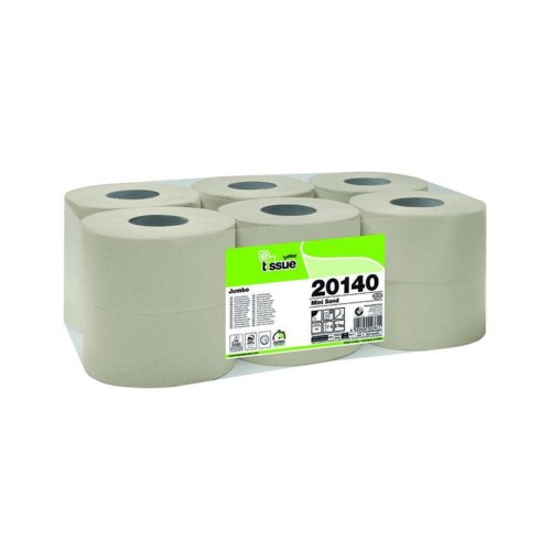 Toaletný papier  Celtex Mini Jumbo rolka BIO E-Tissue Sand 2vrstvy - 12ks