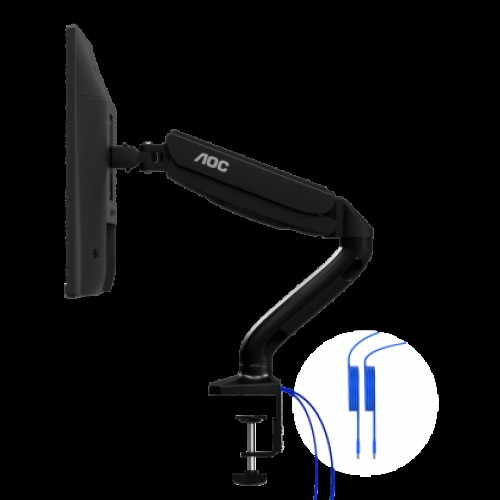 AOC AS110D0 Monitor Single arm 13-27" (VESA 75x75 a 100x100mm) s USB hubem
