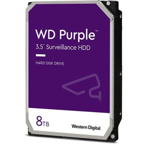 Disk Western Digital Purple 8TB 3,5", SATA III, 128MB, 5640RPM