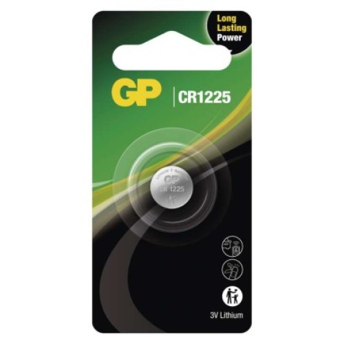 Lítiová gombíková batéria GP CR1225