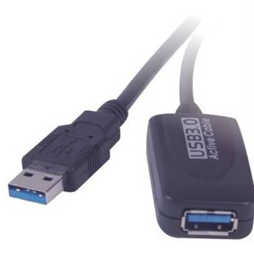Repeater PremiumCord USB 3.0 repeater a prodlužovací kabel A/M-A/F 10m