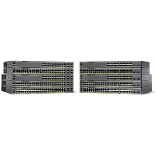 Cisco Catalyst 2960-X 24 GigE, PoE 370W,4x 1G SFP, LAN Base
