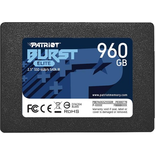 SSD disk Patriot Burst Elite 2,5" 960GB, SATA III