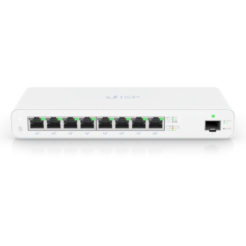 Switch Ubiquiti Networks UISP-S 8x GLan s PoE /24V pasívny/, 1x SFP