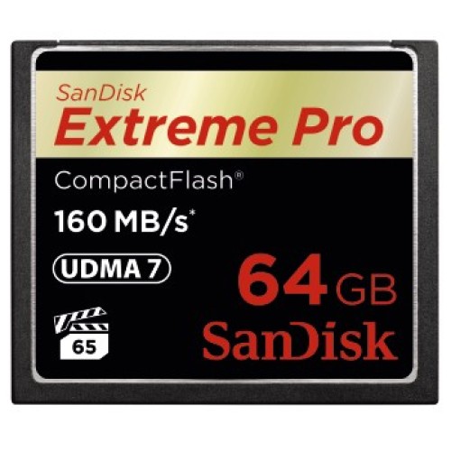 SanDisk CF 64 GB Extreme Pro (160MB/s, VPG65, UDMA7)