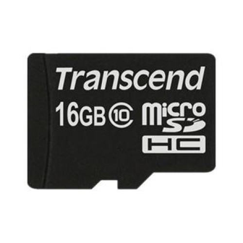Transcend 16GB microSDHC (Class 10) paměťová karta (bez adaptéru)
