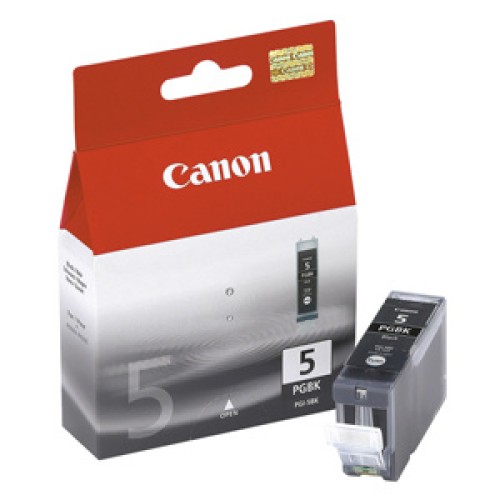 kazeta CANON PGI-5BK black iP 4200/4300/5200/5300, MP 500/530/800 (710 str.)