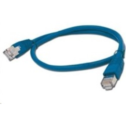 GEMBIRD Patch kábel CAT6 tienený FTP 0,5 m, modrý