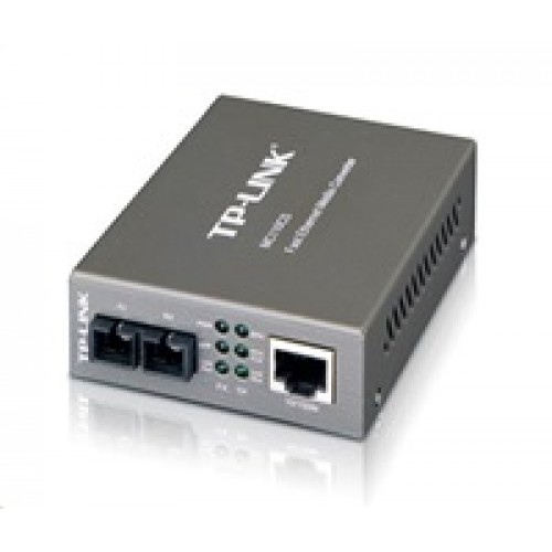 TP-Link MC110CS [mediálny konvertor Fast Ethernet, pre SM vlákna, 1310 nm, SC konektor s brúsením UPC, dosah do 20 km]