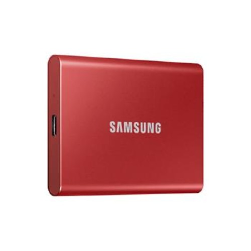 SSD disk Samsung T7 500GB, USB C 3.2 Gen2, externý, červený