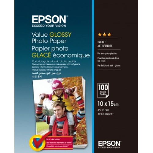 Fotopapier Epson Value Glossy Photo Paper 10x15cm 100 sheet