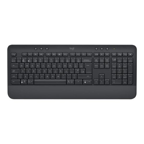 Logitech klávesnice Wireless Keyboard K650, CZ/SK, Bolt přijímač,bluetooth,tlumené klávesy, grafitová