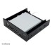 Montážna súprava AKASA pre 3,5" HDD v 5,25" pozícii, 1x 3,5" alebo 2,5" HDD/SSD, plast, čierna